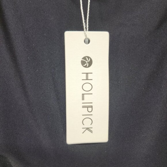 Holipick Womens Black Plus Size Swim Dress Adjustable Straps Size 20W - Picture 5 of 8